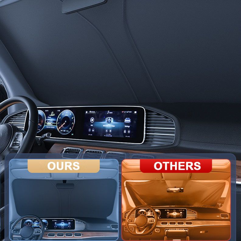 ☀️Pare-Soleil Pliant pour Pare-Brise de Voiture☀️ 🚗✨Filtre UV Avancé • Compact & Rapide à Installer✨ - Image 2