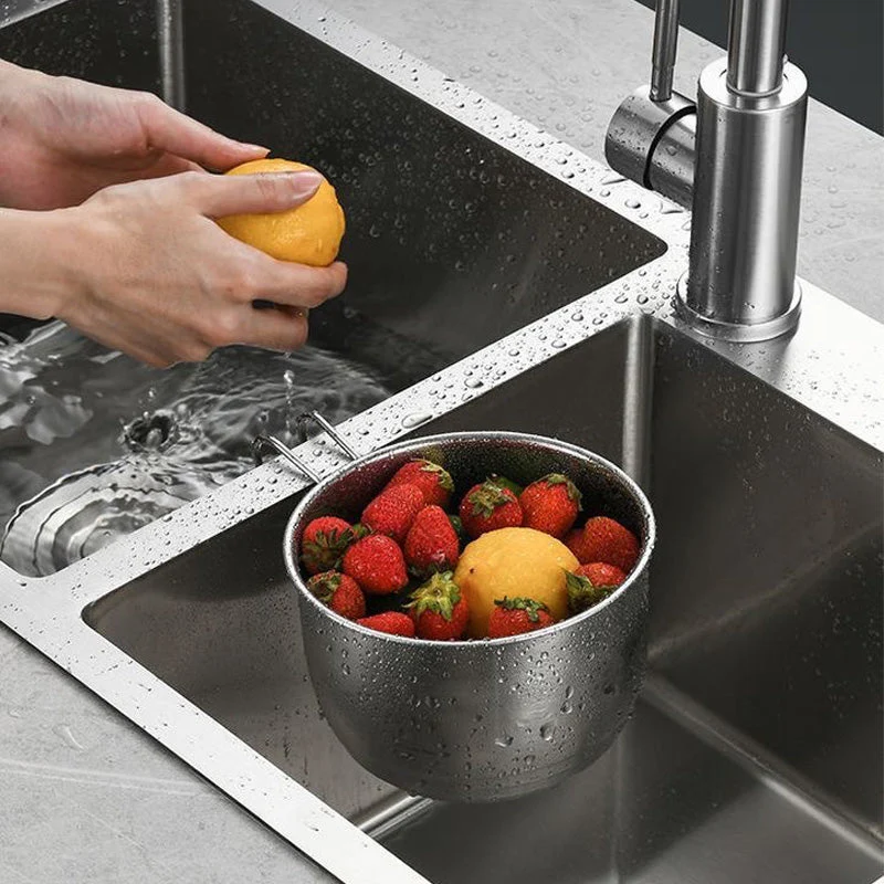 👨🍳👩🍳🧑🍳 Panier de filtre pour évier de cuisine suspendu multifonctionnel - Image 8