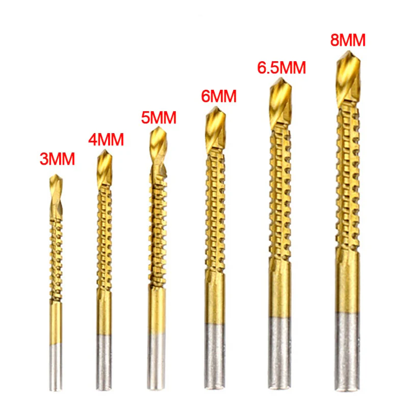 📢📢50 % de réduction !! ⏰ Jeu de forets hélicoïdaux Accessoires pour outils électriques (lot de 6) - Image 6