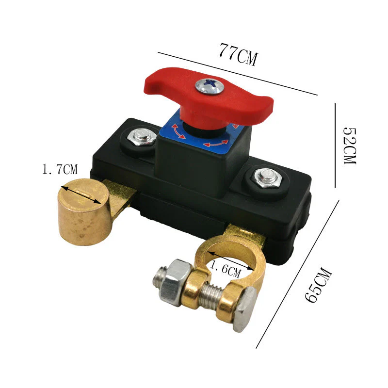 📢📢50 % de réduction !!! 🎅 Interrupteur de Déconnexion Batterie Voiture - 12V-24V Compatible, Coque Ignifuge, Urgence et Maintenance ⚡🚘 - Image 8