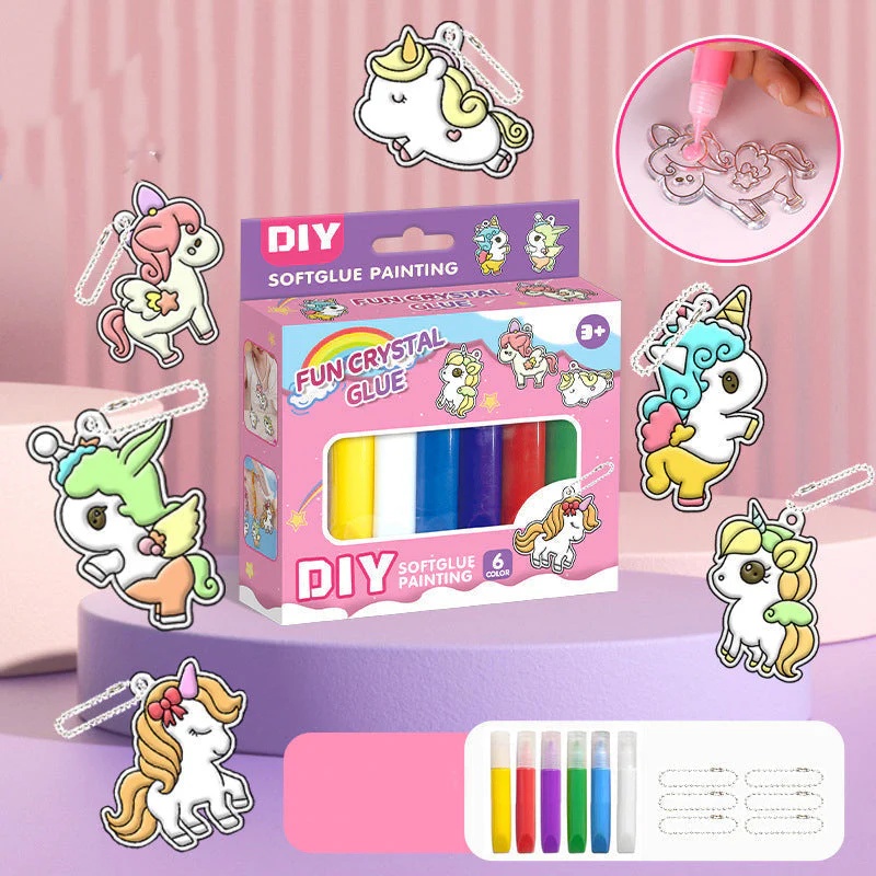 Kit de peinture gel sans cuisson à faire soi-même pour enfants📢📢40% DE RÉDUCTION !!! ✨ - Image 6