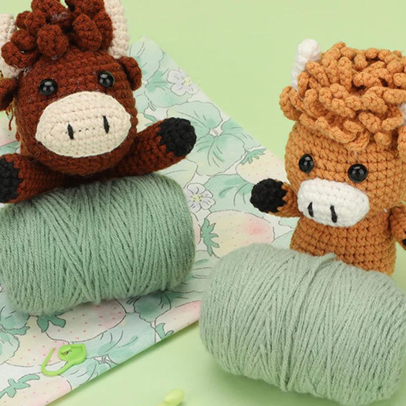 📢Grande vente!🏆Kit DIY pour tricoter à la main des animaux, pour débutants - Image 3