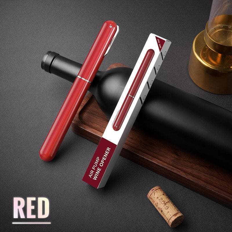 🍷 50% de réduction! ✨ Tire-bouchon à Pression d'Air – Ouvre en 3 Secondes, Design Stylo & Bouchon Inclus 🎁 - Image 8