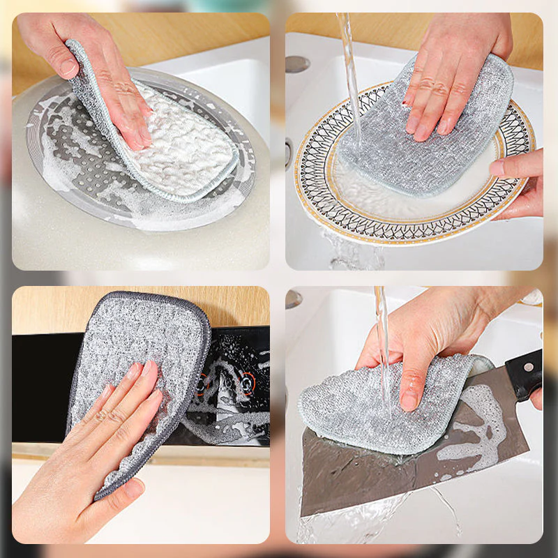 🚀Achetez 3 obtenez 2 gratuit🏡Couche de vaisselle en fil double côté sans rayures✨ - Image 6