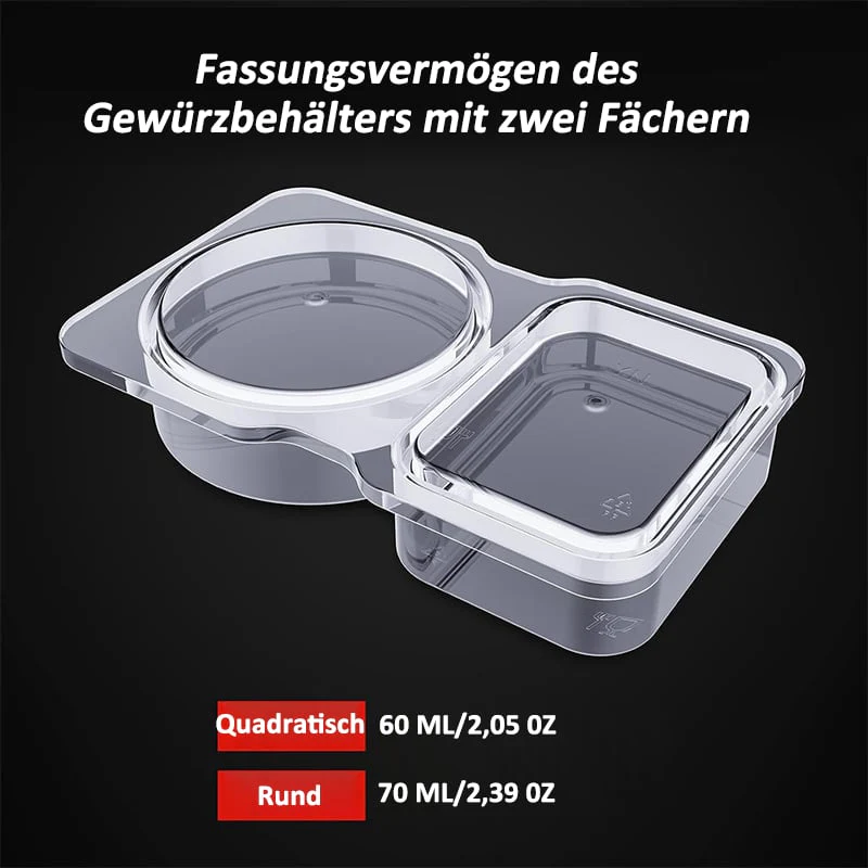 Contenants Réutilisables Alimentaires avec Deux Compartiments - Image 12