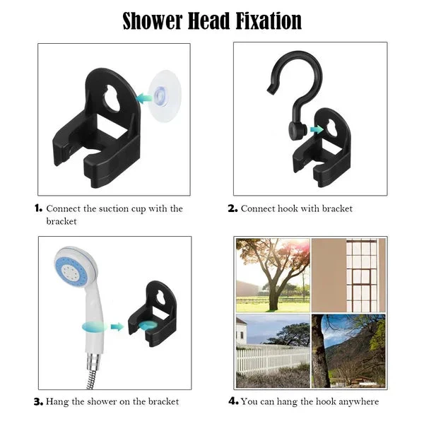 đ61% de rĂ©duction pour une durĂ©e limitĂ©eđżDouche de camping portable Ă dĂ©bit rĂ©glable â Pour un nettoyage facile et pratique Ă l'extĂ©rieur !âš - Image 7