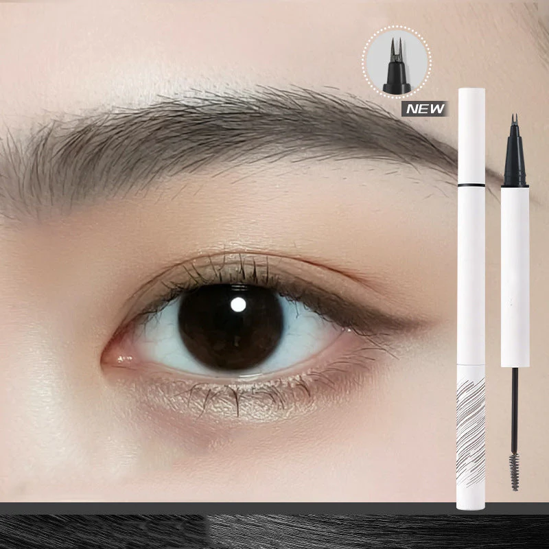📢📢Achetez-en 1, obtenez-en 1 gratuitement✨Crayon à sourcils double embout et pinceau, résistant à l'eau - Image 11