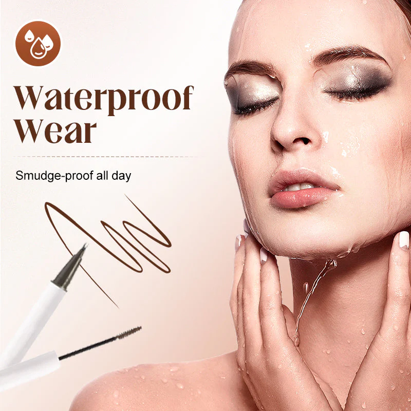 📢📢Achetez-en 1, obtenez-en 1 gratuitement✨Crayon à sourcils double embout et pinceau, résistant à l'eau - Image 5