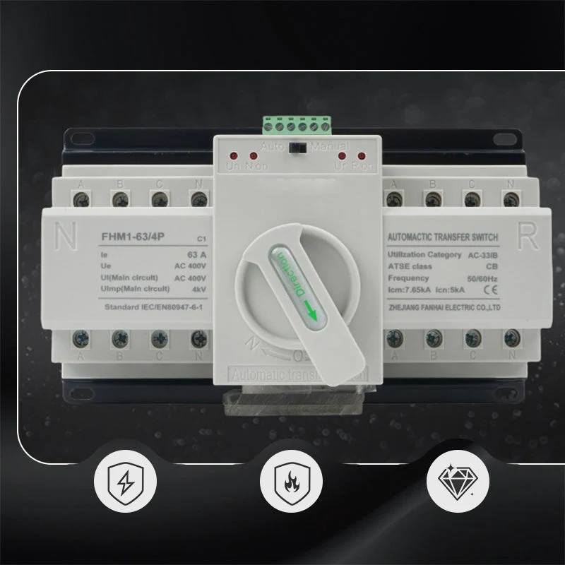Contrôle automatique de commutation de transmission de puissance double 220V - Image 6
