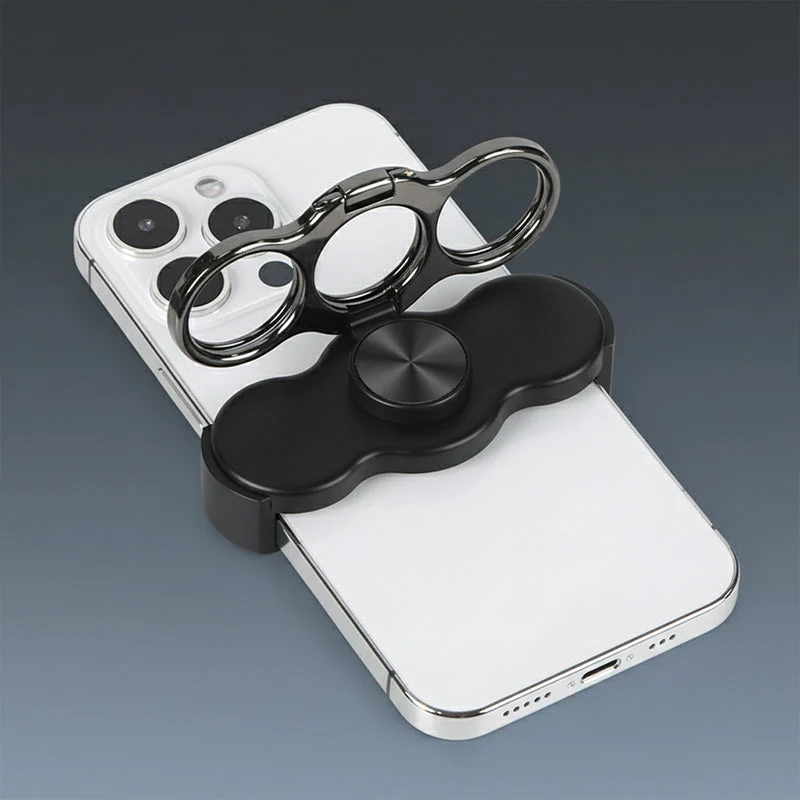 Dual-Ring Three-Finger Back Clip Holder - Image 7