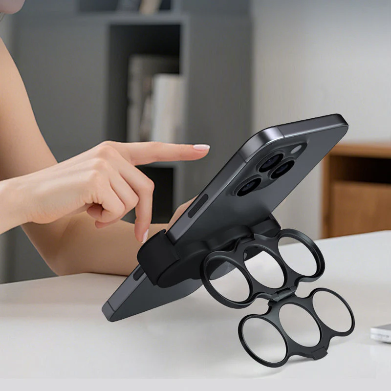 Dual-Ring Three-Finger Back Clip Holder - Image 8