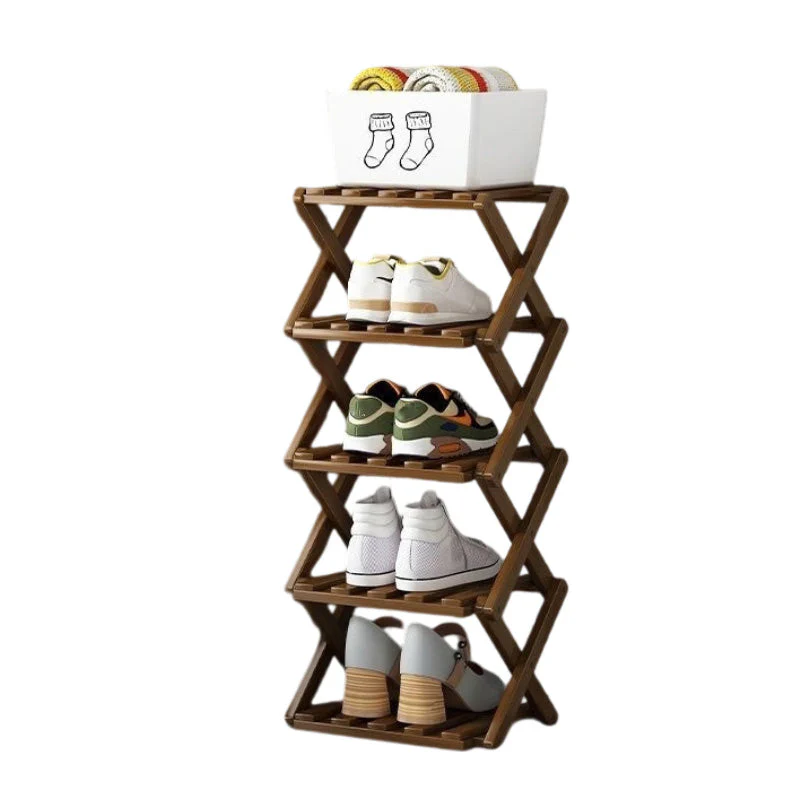 📢📢50 % de réduction !! ⏰Étagère à chaussures pliable et durable en bambou - Image 11