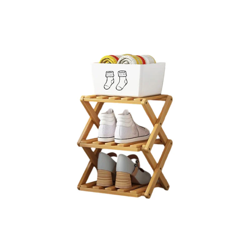 📢📢50 % de réduction !! ⏰Étagère à chaussures pliable et durable en bambou - Image 18
