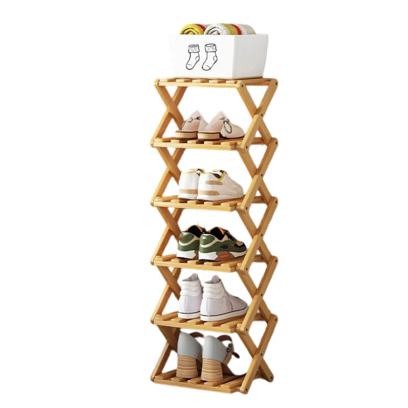 📢📢50 % de réduction !! ⏰Étagère à chaussures pliable et durable en bambou - Image 21