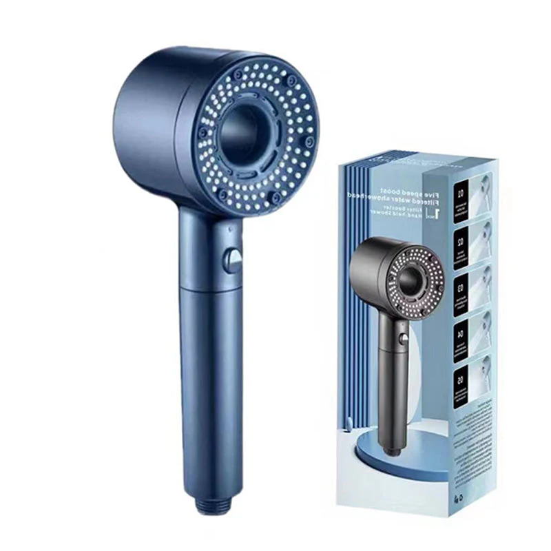 📢📢50 % de réduction !! ⏰ POMME DE DOUCHE HAUTE PRESSION - 5 modes de jet et installation immédiate, conception économe en eau avec technologie anti-calcaire, expérience spa à domicile 🌟🛁 - Image 18