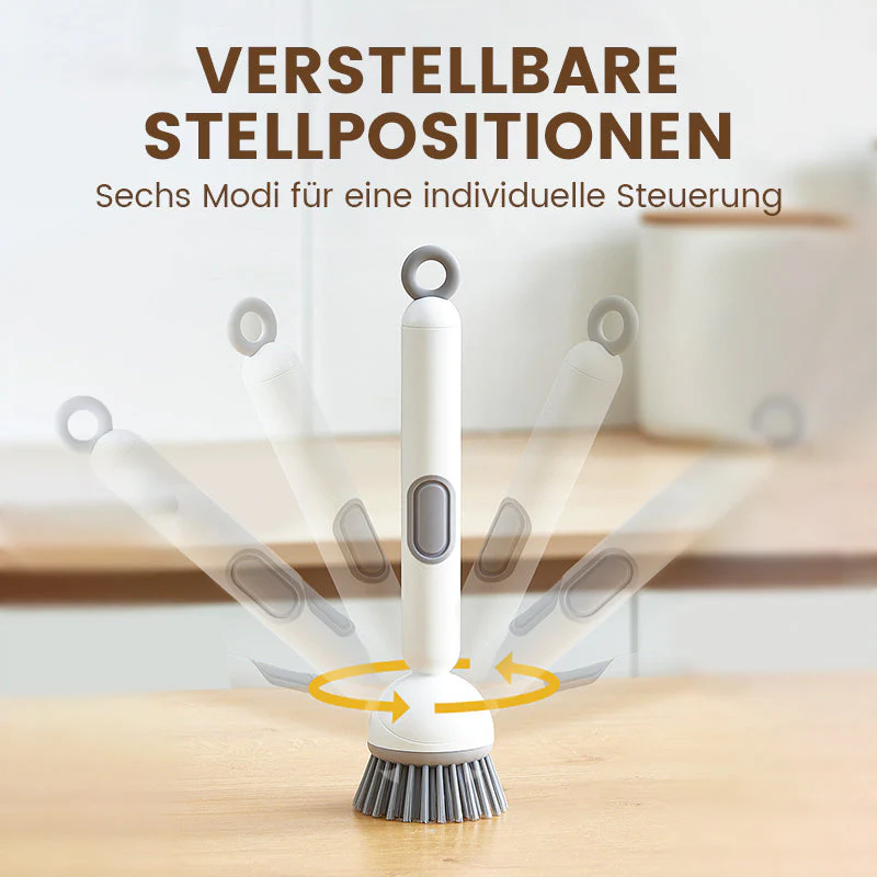 📢📢50 % de réduction !! ⏰Brosse de nettoyage rotative avec long manche pour la vaisselle et les casseroles - Image 6