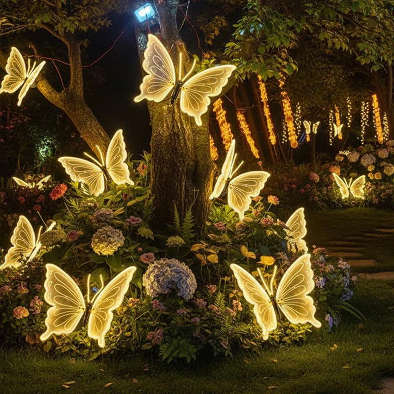 📢📢40% DE RÉDUCTION !!! ✨Lumières LED dynamiques et étanches pour jardin papillon - Image 4