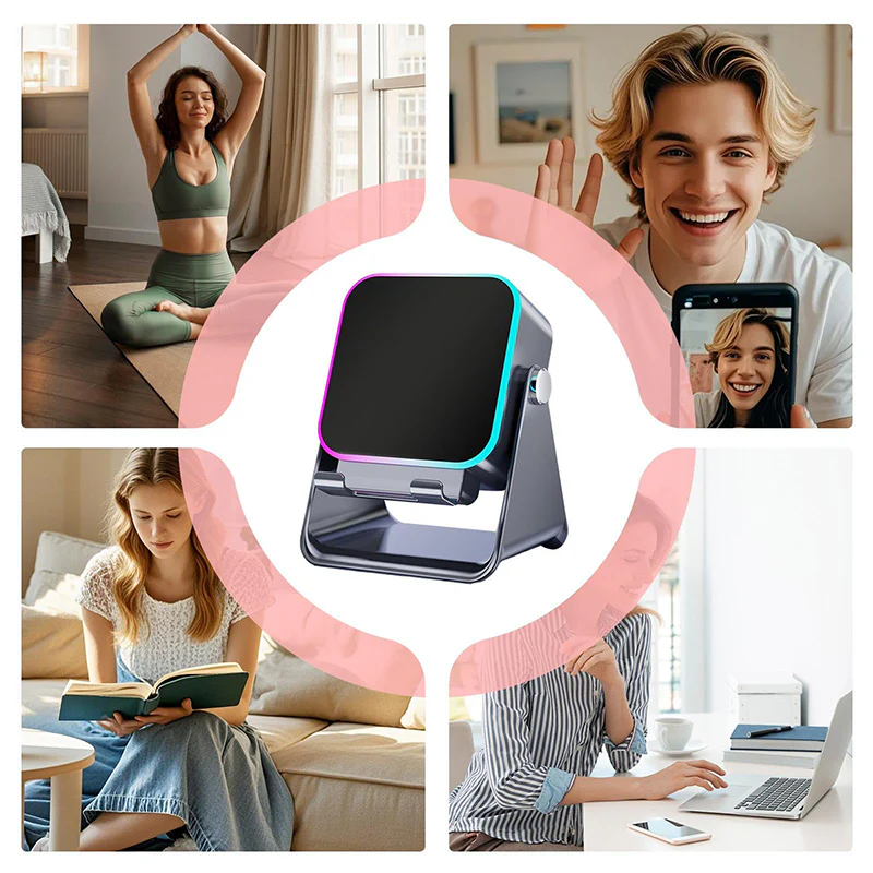 📢📢60 % DE RÉDUCTION !!! ✨Enceinte Bluetooth sans fil à induction 5 en 1 avec support réglable pour téléphone - Image 8