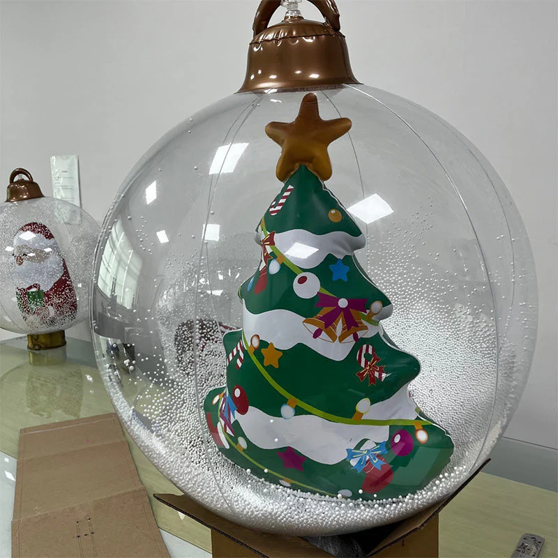 📢📢50% DE RÉDUCTION !!! 🎅Boule décorative gonflable en PVC pour Noël en extérieur - Image 16