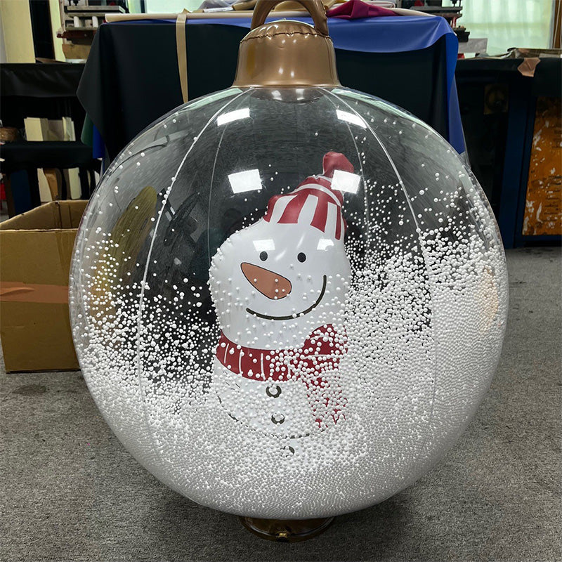 📢📢50% DE RÉDUCTION !!! 🎅Boule décorative gonflable en PVC pour Noël en extérieur - Image 17