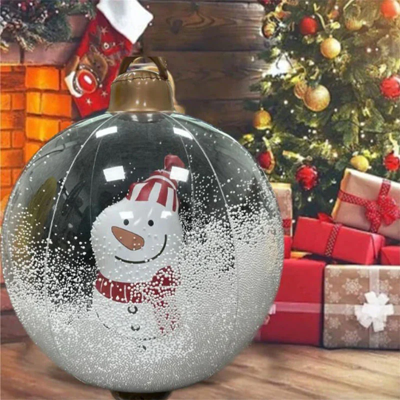 📢📢50% DE RÉDUCTION !!! 🎅Boule décorative gonflable en PVC pour Noël en extérieur - Image 3