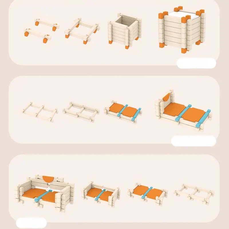 📢📢 50% DE RÉDUCTION ! ✨Blocs de construction éducatifs en bois - Image 6