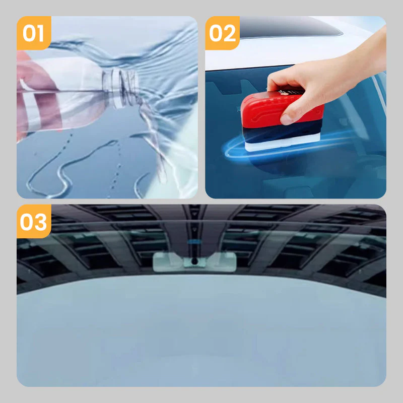 Nettoyant efficace pour le film d'huile des vitres de voiture - Image 8