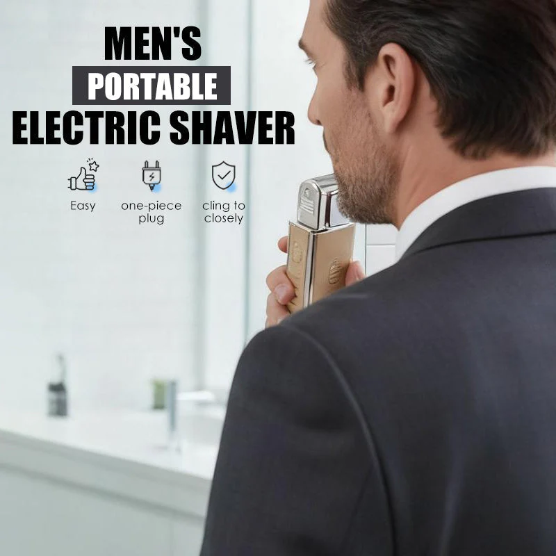 📢📢Offre à durée limitée!!🎅Rasoir électrique portable pour hommes