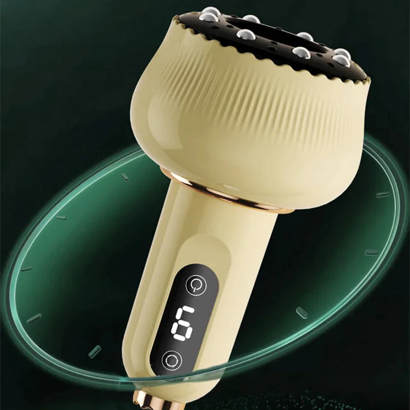 đ„2025 ventes chaudesđ„đBrosse de massage Ă©lectrique rĂ©glable Curling mĂ©ridien - Image 5