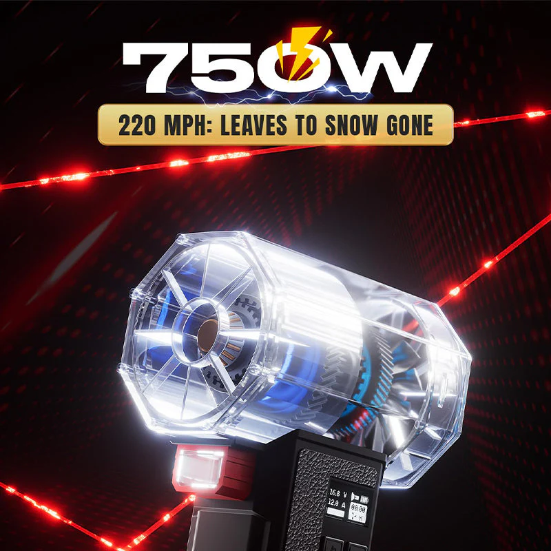 💥2025 ventes chaudes💥Voiture électrique sans fil Turbo sèche - linge ventilateur - Image 2