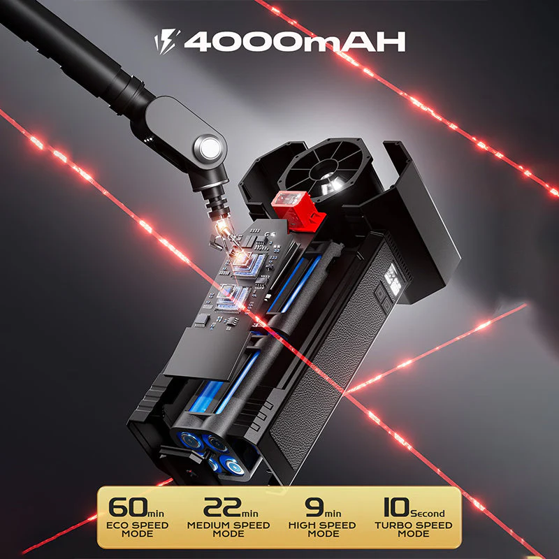 💥2025 ventes chaudes💥Voiture électrique sans fil Turbo sèche - linge ventilateur - Image 5