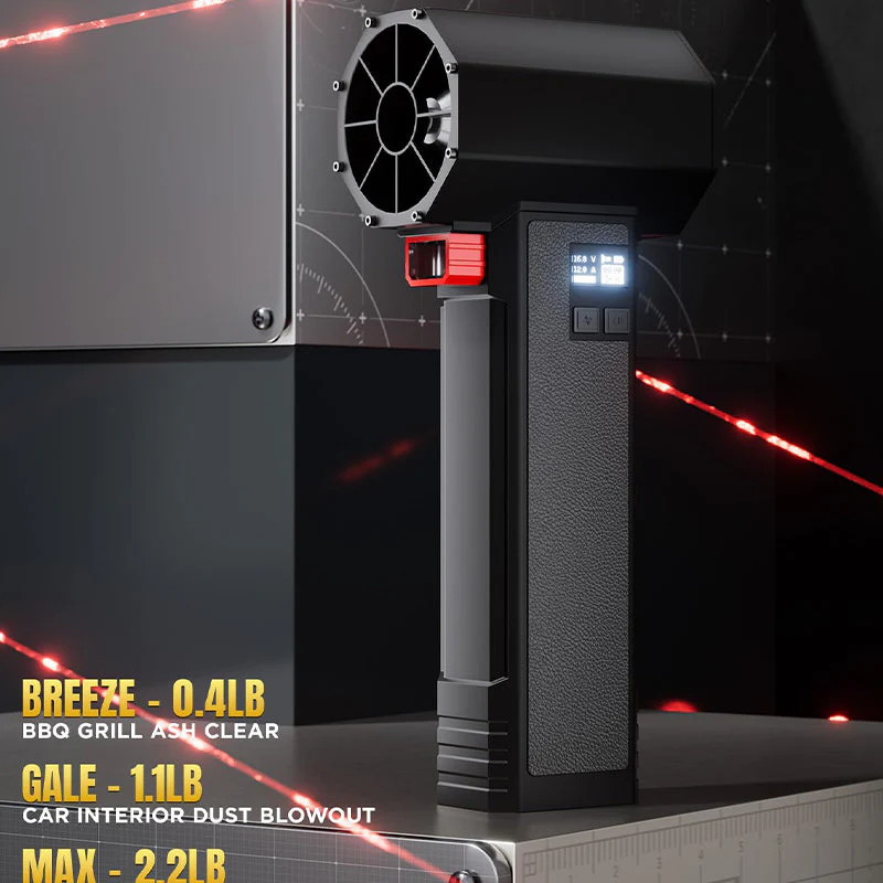 💥2025 ventes chaudes💥Voiture électrique sans fil Turbo sèche - linge ventilateur - Image 9
