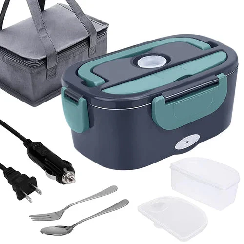 🍱 60% DE RÉDUCTION ! 🔌 Ensemble Portable 2-en-1 pour Boîte à Lunch – Double Tension, 7 Pièces & Chauffage/Réfrigération Rapide ⚡ - Image 8