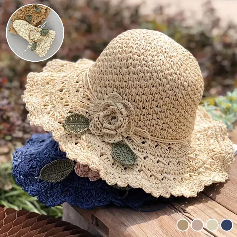 đĂlĂ©gant Chapeau de Paille au Crochet avec DĂ©tail Ă Volantsđ· - Image 8