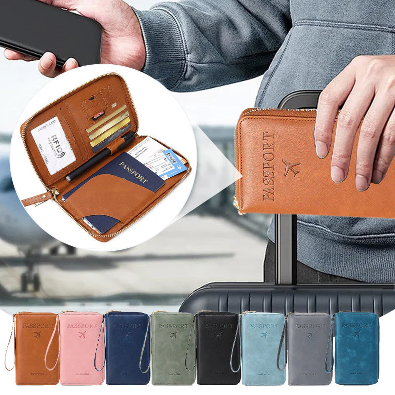 🧳Les indispensables du voyage en 2025✈️Portefeuille multifonctionnel pour passeport RFID