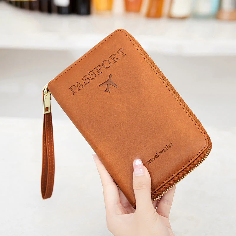 🧳Les indispensables du voyage en 2025✈️Portefeuille multifonctionnel pour passeport RFID - Image 4