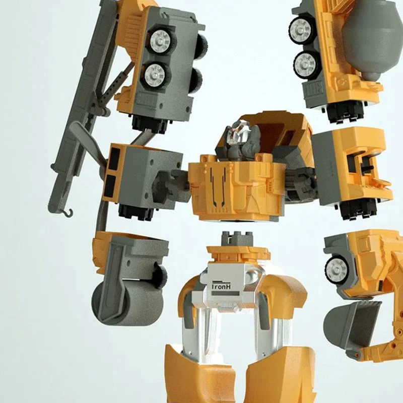 🔥Stock limité disponible 50 % DE RÉDUCTION🔥Jouets assemblés pour voitures à transformation magnétique - Image 10