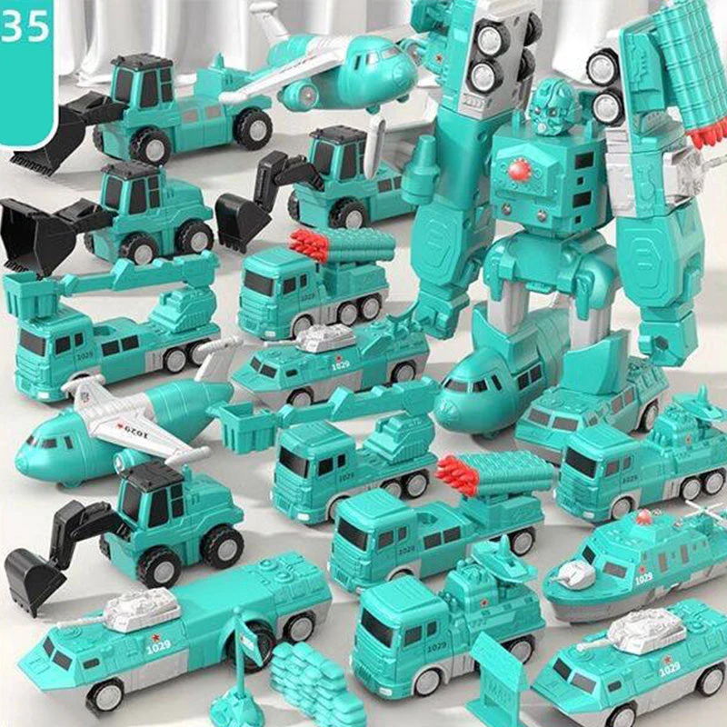 🔥Stock limité disponible 50 % DE RÉDUCTION🔥Jouets assemblés pour voitures à transformation magnétique - Image 13