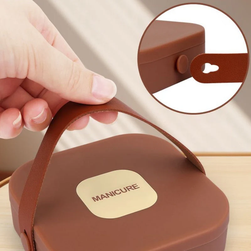 Ensemble de 7 Pièces de Manucure Portable avec Coupe-Ongles - Image 7