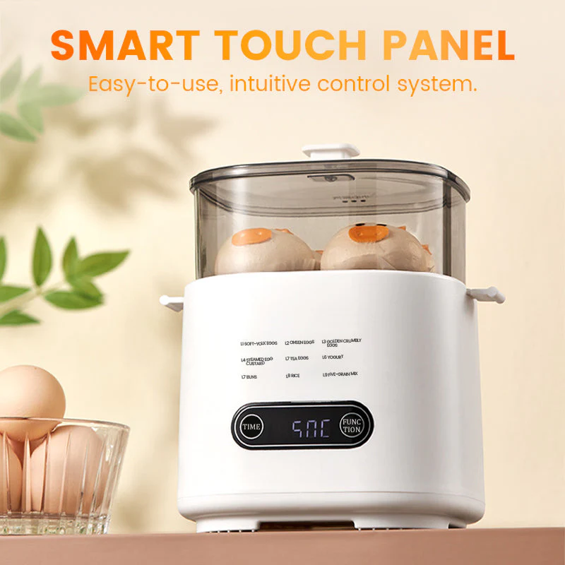 📢55% DE RÉDUCTION ! ✨Ensemble Mini Cuiseur à Œufs Multifonction avec Panneau Tactile Intelligent - Image 5