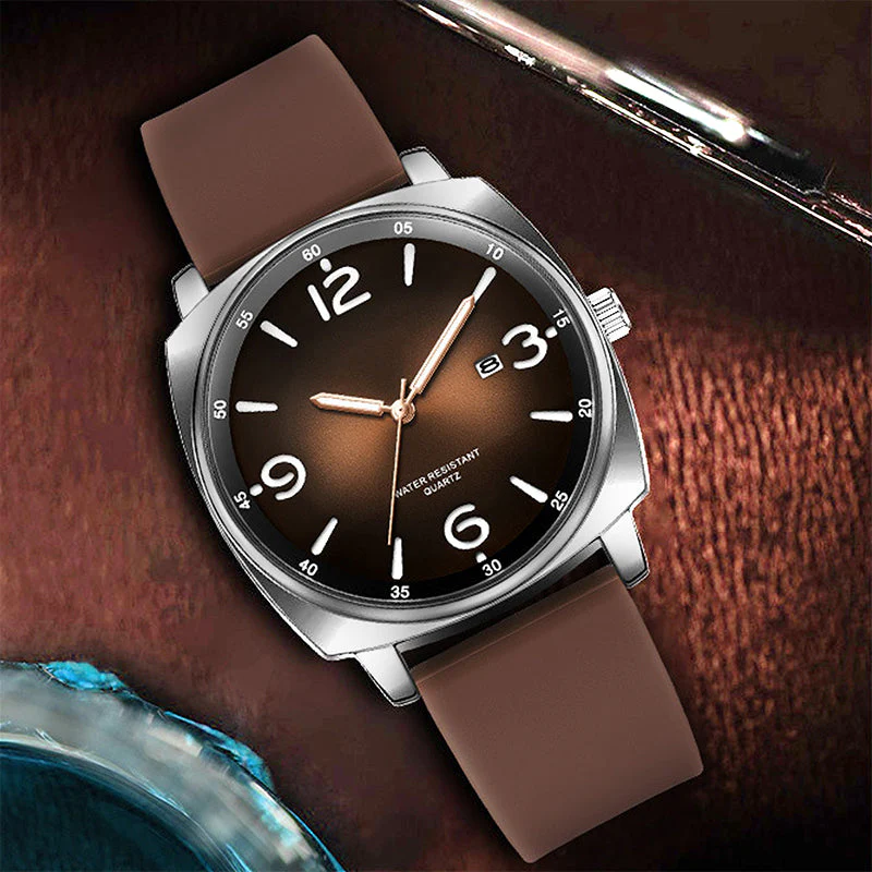 📢📢70 % de réduction !! ⏰Montre quartz classique décontractée pour tous les jours - Image 7