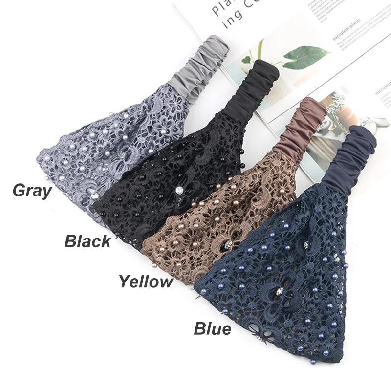 📢50% de réduction pour une durée limitée📢✨Bandeau Creux Large à Perles en Fleurs de Prunier - Image 15