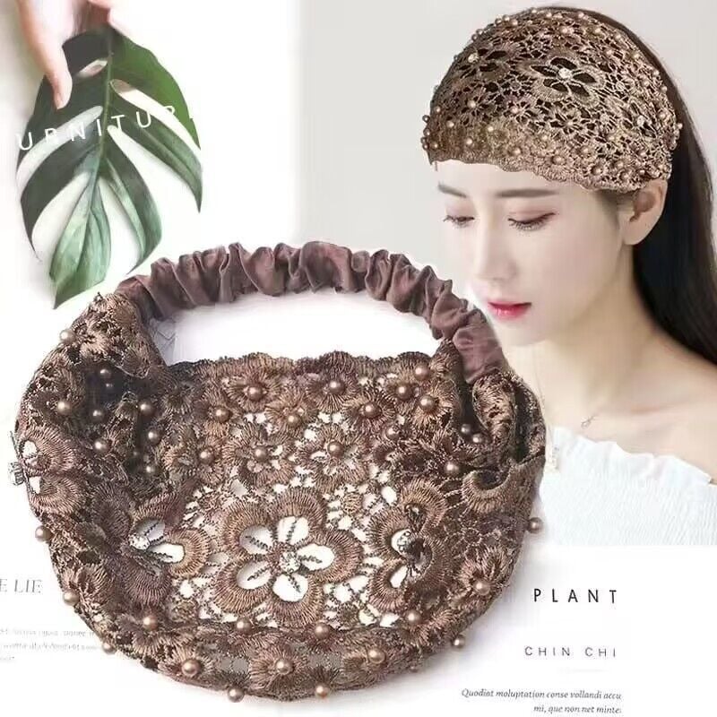 📢50% de réduction pour une durée limitée📢✨Bandeau Creux Large à Perles en Fleurs de Prunier - Image 6