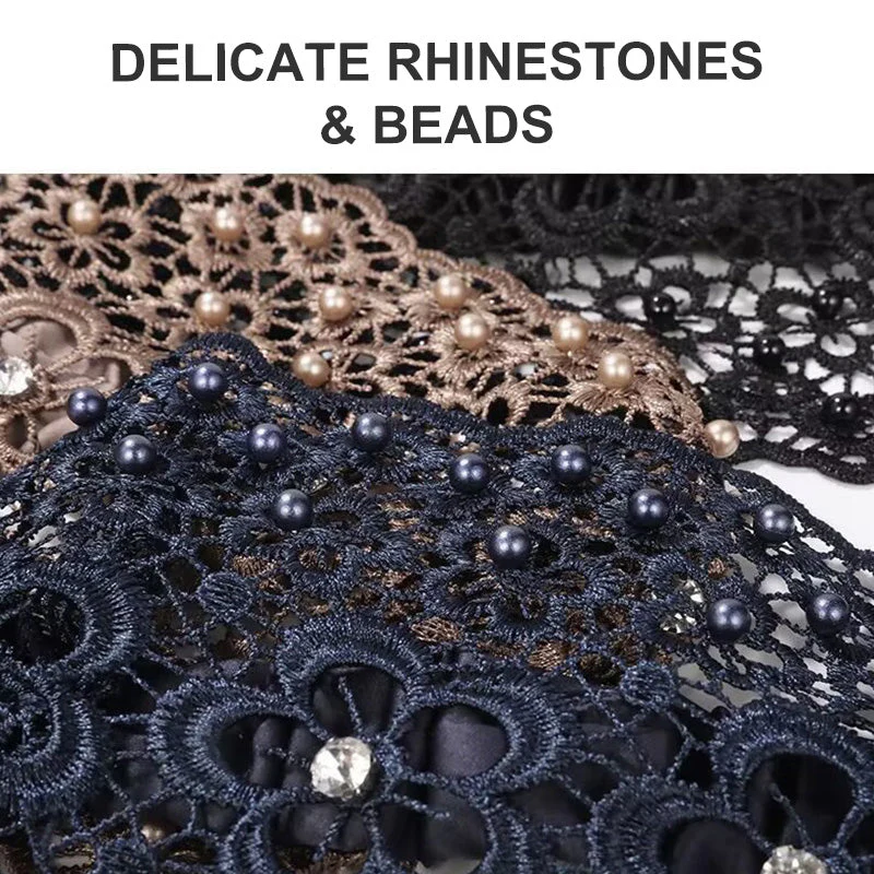📢50% de réduction pour une durée limitée📢✨Bandeau Creux Large à Perles en Fleurs de Prunier - Image 9