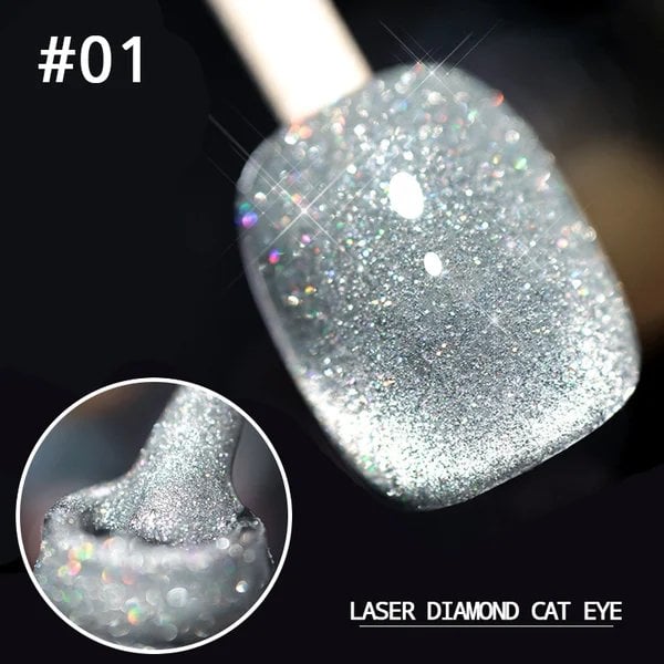 📢📢60 % de réduction !! ⏰Vernis à ongles Laser Diamond Cat Eye - Image 11