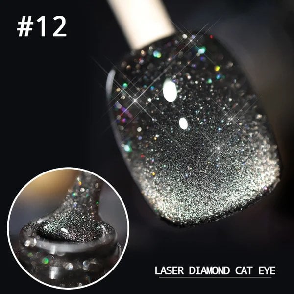 📢📢60 % de réduction !! ⏰Vernis à ongles Laser Diamond Cat Eye - Image 3