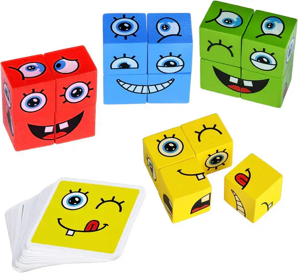 📢📢50% DE RÉDUCTION !!! ✨ Puzzle 5D Changement de Visages - Jeu Familial Interactif, Stimule la Créativité et la Logique des Enfants 👨‍👩‍👧‍👦✨ - Image 2