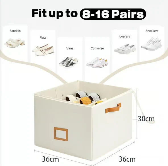 ⏳Limited time 50% off💥Organisateur de chaussures en tissu, boîte de rangement📢📢5 dernières heures : Grande vente⏰⏰ - Image 2