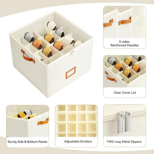 ⏳Limited time 50% off💥Organisateur de chaussures en tissu, boîte de rangement📢📢5 dernières heures : Grande vente⏰⏰ - Image 6