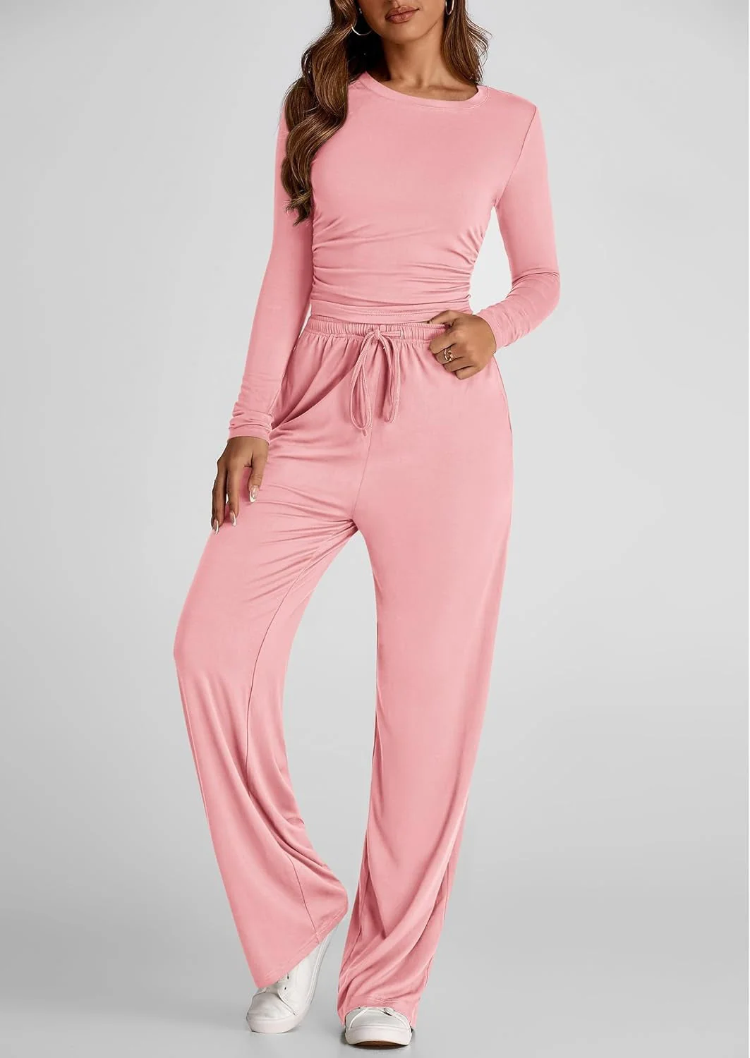 📢📢70% DE RÉDUCTION ! ✨Ensemble pantalon ample à manches longues pour femme 2026 👚 - Image 10
